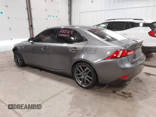 2015 Lexus IS 250 with VIN JTHCF1D29F5020402, listed as a IAAI auction lot 41536371 with 154,595 mi miles and . Bid and sale history available at DreamBid. Image 3.