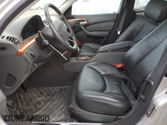 2004 Mercedes-Benz S-Class 4.3L with VIN WDBNG70J84A409753, listed as a Copart auction lot 45666085 with 3,578 mi miles and Salvage Title. Bid and sale history available at carsss.com. Image 7.