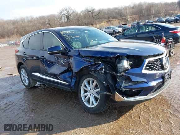 2019 Acura RDX with VIN 5J8TC2H35KL011819, listed as a IAAI auction lot 41672609 with 107,750 mi miles and . Bid and sale history available at DreamBid. Image 1.