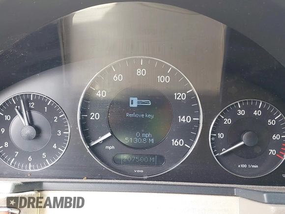 2006 Mercedes-Benz E 350 with VIN WDBUF56J06A969702, listed as a IAAI auction lot 41912561 with 207,500 mi miles and . Bid and sale history available at DreamBid. Image 7.