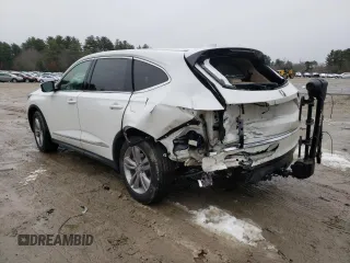 2022 Acura MDX with VIN 5J8YE1H38NL034090, listed as a Copart auction lot 38883593 with 14,062 mi miles. Bid and sale history available at carsss.com. Image 2.