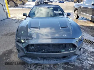 2022 Ford Mustang EcoBoost with VIN 1FATP8UH1N5103774, listed as a Copart auction lot 86244614 with 52,320 mi miles and Salvage Title. Bid and sale history available at carsss.com. Image 5.