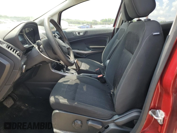 2021 Ford EcoSport SE with VIN MAJ3S2GE7MC449092, listed as a Copart auction lot 62595175 with 92,760 mi miles and Salvage title. Bid and sale history available at DreamBid. Image 7.