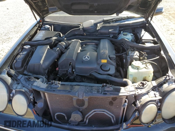 2001 Mercedes-Benz E-Class with VIN WDBJF65J51B386619, listed as a Copart auction lot 46623515 with 108,209 mi miles and Salvage Title. Bid and sale history available at carsss.com. Image 11.