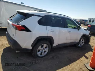 2019 Toyota RAV4 XLE with VIN JTMP1RFVXKD021338, listed as a Copart auction lot 52578515 with 41,327 mi miles and Salvage Title. Bid and sale history available at DreamBid. Image 3.