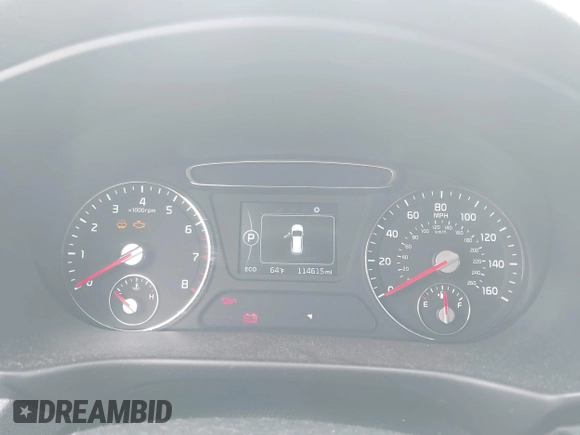 2016 Kia Sorento EX with VIN 5XYPH4A5XGG159444, listed as a IAAI auction lot 42083829 with 114,615 mi miles and . Bid and sale history available at DreamBid. Image 7.