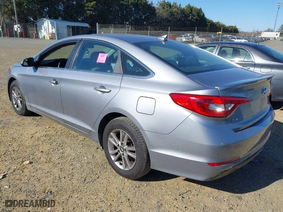 2017 Hyundai Sonata SE with VIN 5NPE24AF6HH537318, listed as a IAAI auction lot 41785789 with 115,013 mi miles. Bid and sale history available at carsss.com. Image 3.