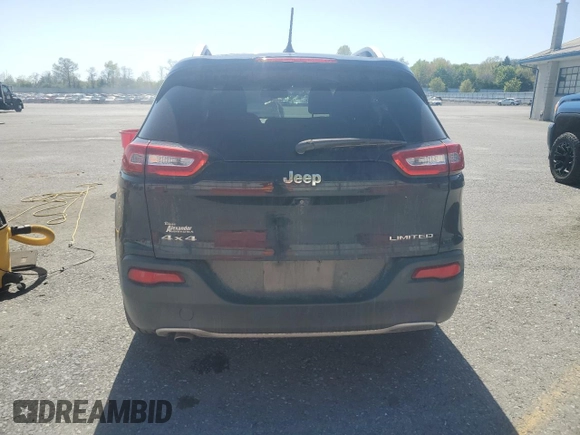 2014 Jeep Cherokee Limited with VIN 1C4PJMDB7EW231433, listed as a Copart auction lot 54593285 with 94,024 mi miles and Salvage Title. Bid and sale history available at carsss.com. Image 6.