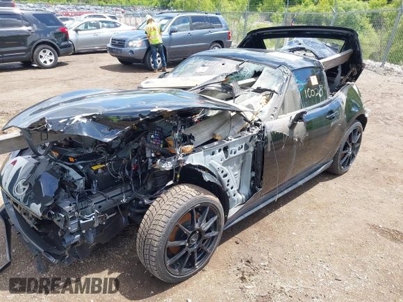 2024 Mazda MX-5 Miata Grand Touring z VIN JM1NDAM72R0607960, wystawiony jako IAAI lot #42380377 z przebiegiem Nie podano mil oraz . Historia ofert i sprzedaży dostępna na DreamBid. Obrazek 6.