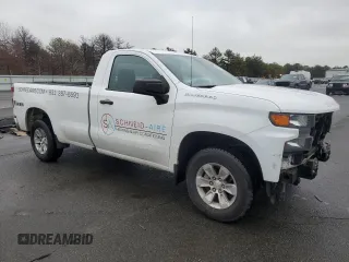 2020 Chevrolet Silverado 1500 Work Truck with VIN 3GCNWAEFXLG250174, listed as a Copart auction lot 44940685 with 107,631 mi miles and Salvage Title. Bid and sale history available at carsss.com. Image 4.