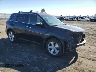2010 Acura MDX with VIN 2HNYD2H29AH502540, listed as a Copart auction lot 48073355 with 185,389 mi miles and Salvage Title. Bid and sale history available at carsss.com. Image 4.
