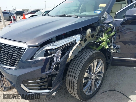 2024 Cadillac XT5 FWD Premium Luxury with VIN 1GYKNCR41RZ738779, listed as a IAAI auction lot 42266837 with 3,166 mi miles and . Bid and sale history available at DreamBid. Image 6.