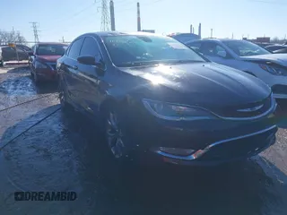 2015 Chrysler 200 C with VIN 1C3CCCCB4FN561563, listed as a IAAI auction lot 41422146 with 190,493 mi miles. Bid and sale history available at carsss.com. Image 1.