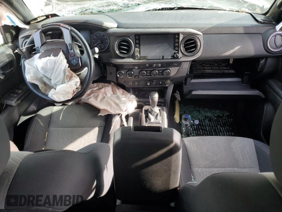 2022 Toyota Tacoma SR with VIN 3TMCZ5AN9NM487732, listed as a Copart auction lot 60749845 with Not provided miles and Salvage title. Bid and sale history available at DreamBid. Image 8.