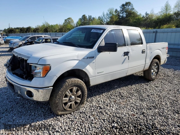2012 Ford F-150 XL with VIN 1FTFW1ET0CKE02451, listed as a Copart auction lot 52350265 with 270,899 mi miles and Salvage Title. Bid and sale history available at carsss.com. Image 1.