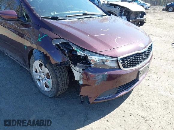 2017 Kia Forte LX with VIN 3KPFK4A75HE148512, listed as a IAAI auction lot 41869999 with 108,956 mi miles. Bid and sale history available at carsss.com. Image 18.