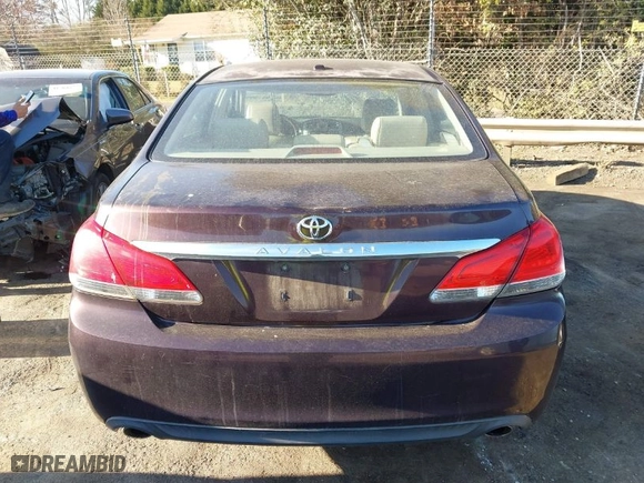 2011 Toyota Avalon with VIN 4T1BK3DB9BU394816, listed as a IAAI auction lot 41691227 with 323,639 mi miles. Bid and sale history available at carsss.com. Image 16.
