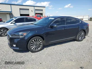 2017 Kia Cadenza Premium with VIN KNALB4J1XH5042662, listed as a Copart auction lot 50826435 with 143,468 mi miles and Salvage Title. Bid and sale history available at carsss.com. Image 1.