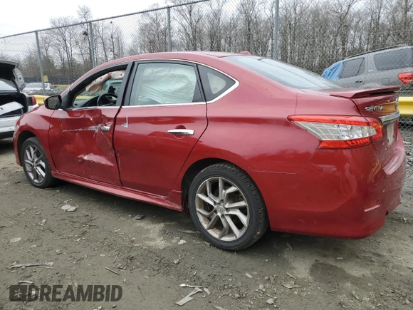 2013 Nissan Sentra SR with VIN 3N1AB7AP9DL761947, listed as a Copart auction lot 86168224 with 167,784 mi miles and Salvage Title. Bid and sale history available at DreamBid. Image 2.