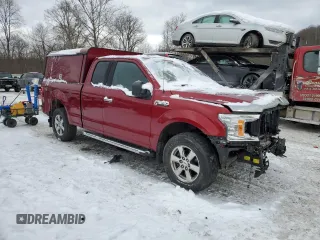 2018 Ford F-150 XL with VIN 1FTEX1EP8JFA70339, listed as a Copart auction lot 42677565 with 60,086 mi miles and Salvage Title. Bid and sale history available at carsss.com. Image 4.