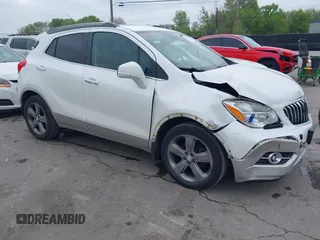 2014 Buick Encore Convenience with VIN KL4CJBSB3EB750986, listed as a IAAI auction lot 42195394 with 67,017 mi miles and . Bid and sale history available at DreamBid. Image 1.