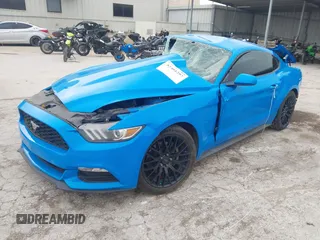 2017 Ford Mustang V6 with VIN 1FA6P8AMXH5228856, listed as a IAAI auction lot 42401297 with Not provided miles and . Bid and sale history available at DreamBid. Image 17.