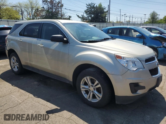 2014 Chevrolet Equinox LS with VIN 2GNFLEEK1E6347822, listed as a Copart auction lot 54272895 with 150,813 mi miles and Salvage Title. Bid and sale history available at DreamBid. Image 4.