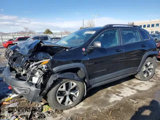 2018 Jeep Cherokee Trailhawk with VIN 1C4PJMBX2JD571903, listed as a Copart auction lot 88515745 with 79,598 mi miles and Salvage Title. Bid and sale history available at carsss.com. Image 1.