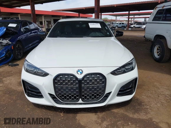 2021 BMW 4 Series M440i xDrive with VIN WBA13AR09MCF74685, listed as a IAAI auction lot 41881537 with 43,400 mi miles and . Bid and sale history available at DreamBid. Image 12.
