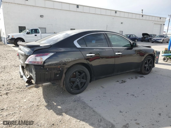 2012 Nissan Maxima 3.5 S with VIN 1N4AA5AP9CC805952, listed as a Copart auction lot 47023235 with 186,220 mi miles and Salvage Title. Bid and sale history available at carsss.com. Image 3.
