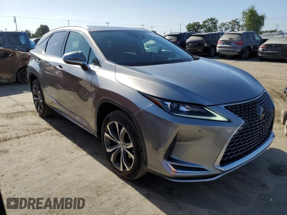 2020 Lexus RX 350 with VIN 2T2HZMAA3LC152884, listed as a Copart auction lot 58414875 with 48,849 mi miles and Salvage title. Bid and sale history available at DreamBid. Image 4.