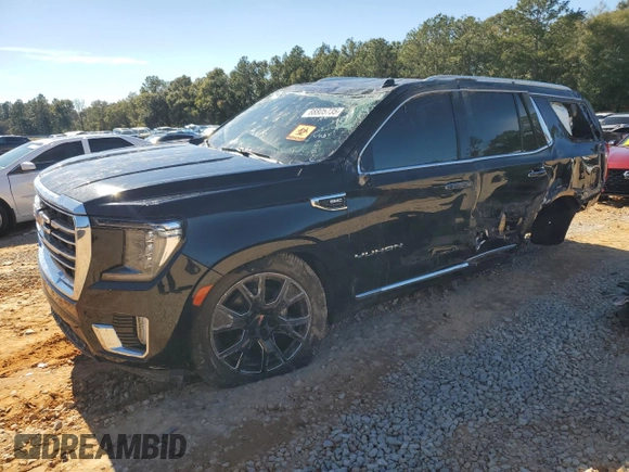 2021 GMC Yukon SLT with VIN 1GKS1BKD3MR428152, listed as a Copart auction lot 88805735 with 62,949 mi miles and Salvage Title. Bid and sale history available at carsss.com. Image 1.