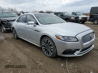 2017 Lincoln Continental Reserve with VIN 1LN6L9RP4H5603579, listed as a Copart auction lot 50582795 with 95,236 mi miles and Clean Title. Bid and sale history available at carsss.com. Image 4.