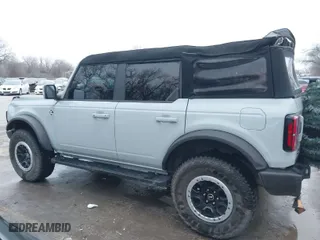 2023 Ford Bronco with VIN 1FMEE5DP3PLB33884, listed as a IAAI auction lot 41202669 with 58,749 mi miles. Bid and sale history available at carsss.com. Image 14.