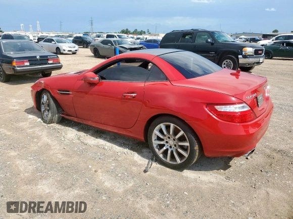 2016 Mercedes-Benz SLK 300 with VIN WDDPK3JA8GF115508, listed as a Copart auction lot 60453855 with 48,929 mi miles and Salvage title. Bid and sale history available at DreamBid. Image 2.