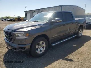 2019 Ram 1500 Big Horn with VIN 1C6SRFFT7KN693858, listed as a Copart auction lot 54978405 with 84,493 mi miles and Salvage title. Bid and sale history available at DreamBid. Image 1.