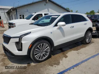 2024 Cadillac XT4 AWD Premium Luxury with VIN 1GYFZDR45RF159744, listed as a Copart auction lot 62068595 with 14,631 mi miles and Salvage title. Bid and sale history available at DreamBid. Image 1.
