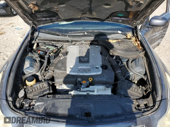 2007 Infiniti G35 Sport with VIN JNKBV61E97M713584, listed as a Copart auction lot 77174144 with Not Provided miles and Salvage Title. Bid and sale history available at DreamBid. Image 12.