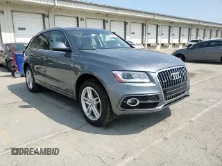 2014 Audi Q5 Premium Plus with VIN WA1DGAFP1EA090763, listed as a Copart auction lot 57222925 with 71,072 mi miles and Salvage title. Bid and sale history available at DreamBid. Image 14.