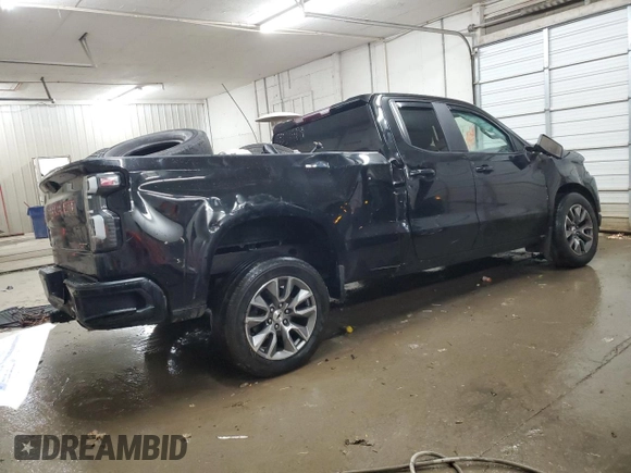 2019 Chevrolet Silverado 1500 RST with VIN 1GCRYEED3KZ274915, listed as a Copart auction lot 84505734 with Not Provided miles and Salvage Title. Bid and sale history available at DreamBid. Image 3.