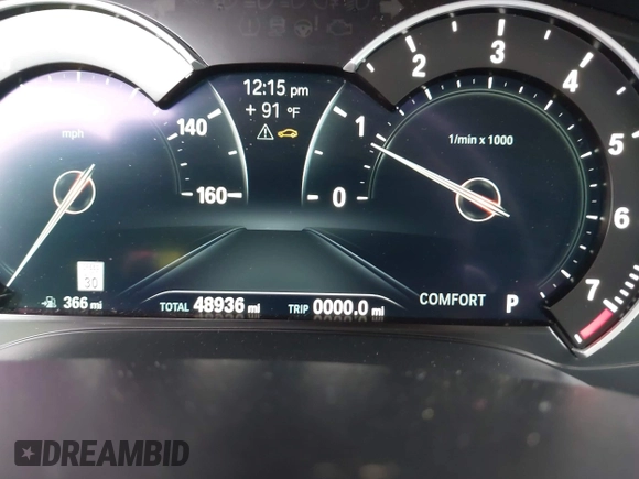 2019 BMW 5 Series 540i with VIN WBAJE5C54KWW08398, listed as a IAAI auction lot 42477384 with 48,936 mi miles and . Bid and sale history available at DreamBid. Image 7.
