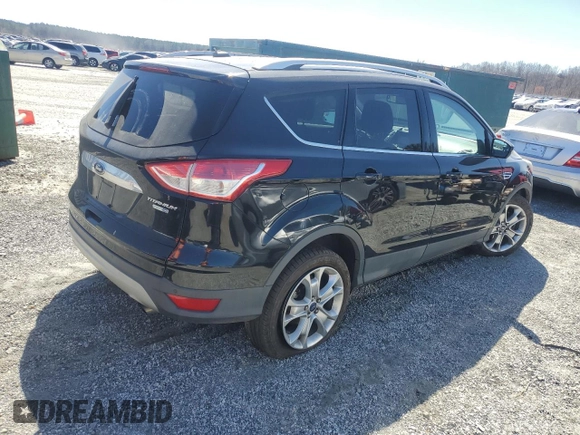 2016 Ford Escape Titanium with VIN 1FMCU9J98GUA77653, listed as a Copart auction lot 49594515 with 186,002 mi miles and Salvage Title. Bid and sale history available at DreamBid. Image 3.