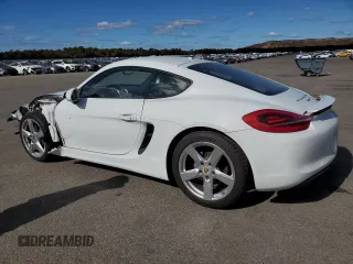 2015 Porsche Cayman с VIN WP0AA2A87FK163789, выставлен на аукционе Copart как лот 76702174 с пробегом 39 950 миль миль и Списание • Salvage title. История ставок и продаж доступна на DreamBid. Изображение 2.