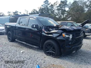 2022 Chevrolet Silverado 1500 RST with VIN 1GCUDEET5NZ604636, listed as a Copart auction lot 74376334 with 18,705 mi miles and Salvage Title. Bid and sale history available at DreamBid. Image 4.