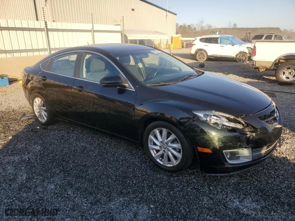 2012 Mazda Mazda6 i Touring with VIN 1YVHZ8DHXC5M40204, listed as a Copart auction lot 47573145 with 147,537 mi miles and Salvage Title. Bid and sale history available at carsss.com. Image 4.