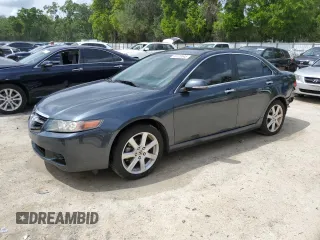 2005 Acura TSX with VIN JH4CL96825C007946, listed as a Copart auction lot 50728545 with 146,739 mi miles and Salvage Title. Bid and sale history available at carsss.com. Image 1.