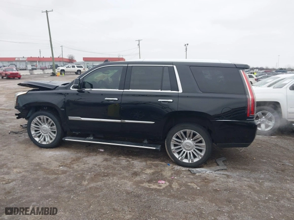 2017 Cadillac Escalade Platinum with VIN 1GYS4DKJ4HR337718, listed as a IAAI auction lot 41229425 with 94,121 mi miles. Bid and sale history available at carsss.com. Image 15.