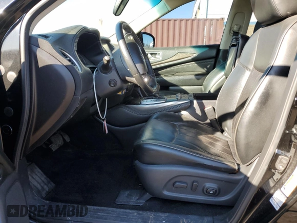 2015 Infiniti QX60 with VIN 5N1AL0MM7FC526329, listed as a Copart auction lot 48662545 with 148,547 mi miles and Salvage Title. Bid and sale history available at DreamBid. Image 7.