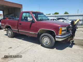 1993 GMC Sierra 1500 with VIN 1GTEK14K2PZ543759, listed as a Copart auction lot 60896034 with 25,244 mi miles and Clean Title. Bid and sale history available at DreamBid. Image 4.