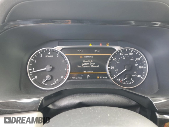 2023 Nissan Pathfinder SL with VIN 5N1DR3CD4PC248943, listed as a Copart auction lot 50991295 with 17,160 mi miles and Salvage title. Bid and sale history available at DreamBid. Image 9.